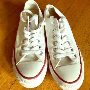 White Converse All Stars
